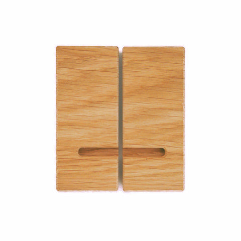 Zweigeteilter Bildaufsteller aus Holz